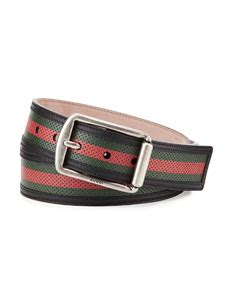 gucci perforated leather belt|gucci belt clearance.